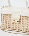 Izoa Sandra Basket Bag White