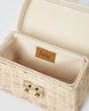 Izoa Sandra Basket Bag White