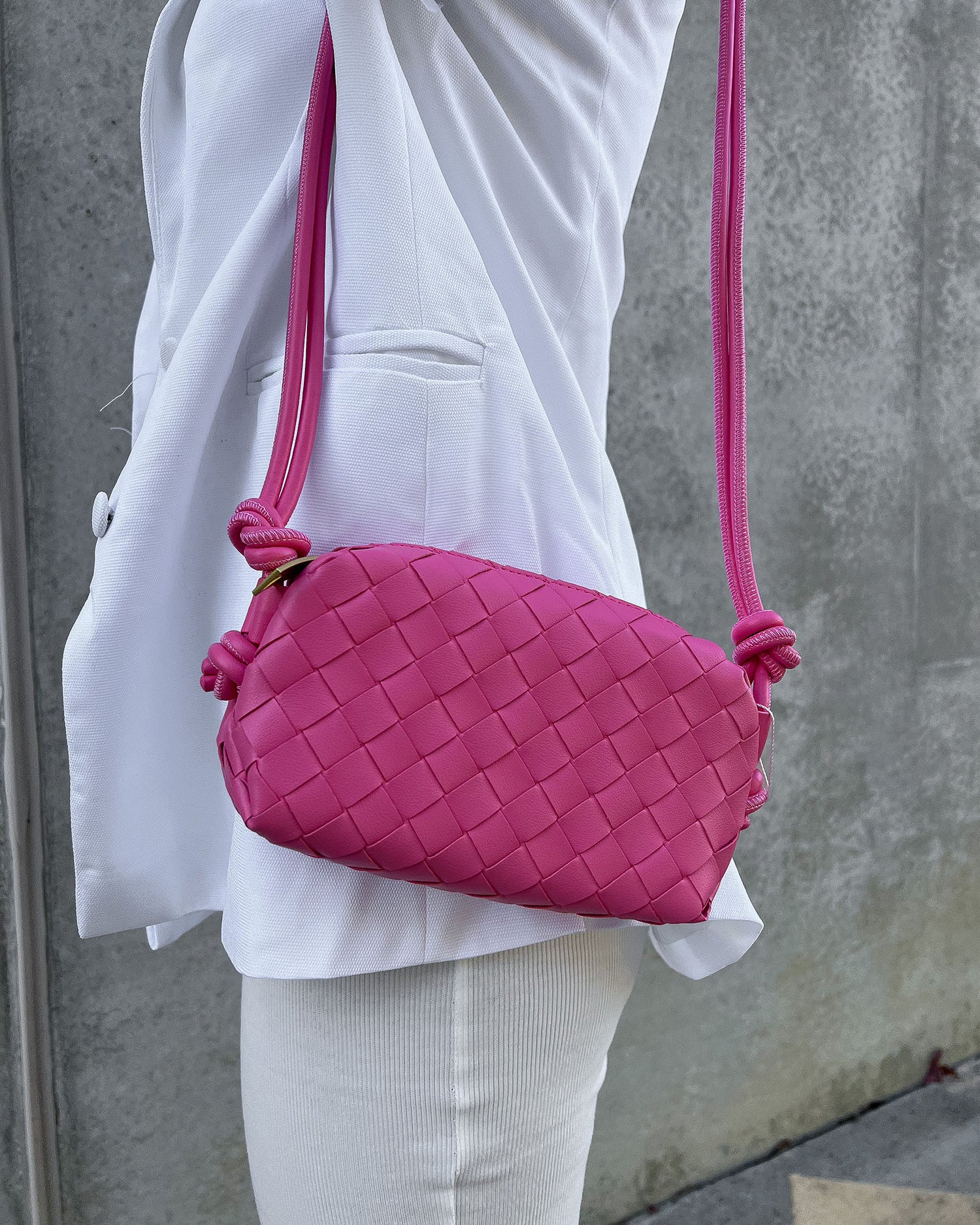 Izoa Sienna Crossbody Bag Pink
