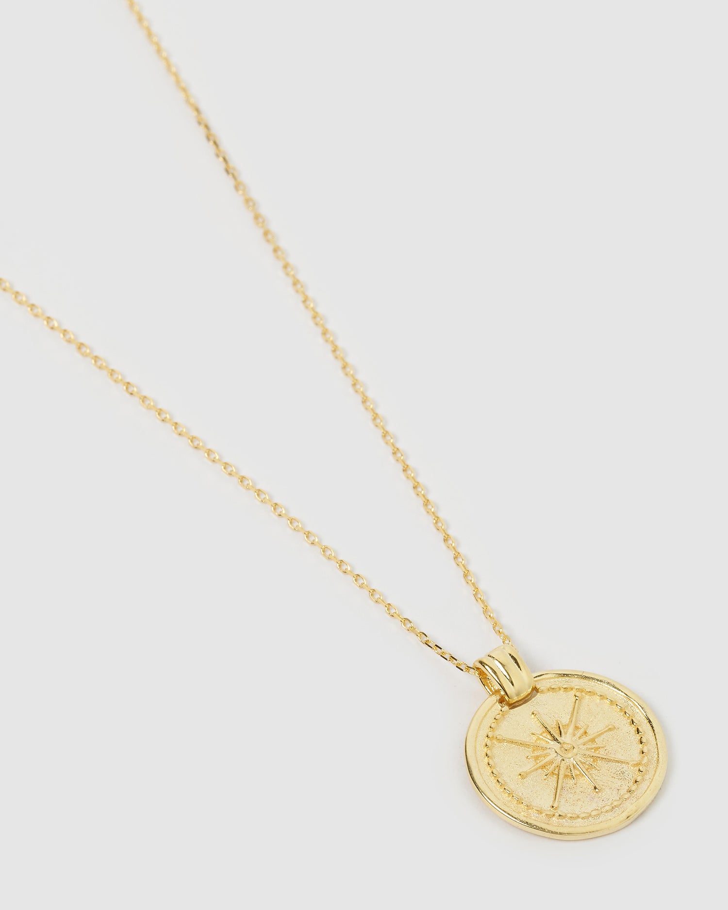 Izoa South Pendant Necklace Gold