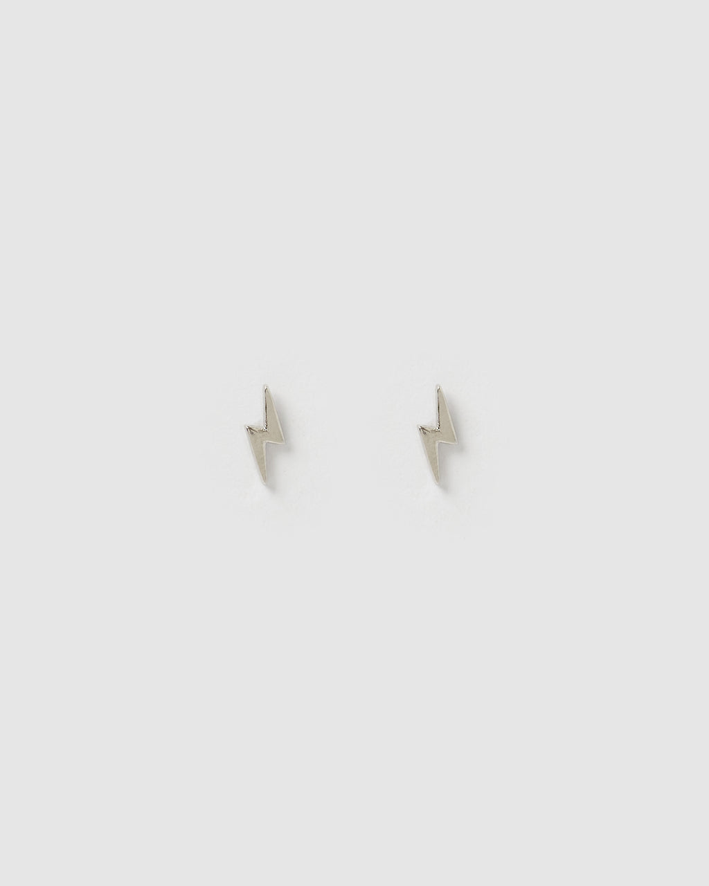 Izoa Spark Stud Earrings Silver