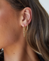 Izoa Talia Link Earrings Gold
