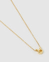 Izoa Taurus Star Sign Symbol Necklace Gold