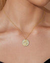 Izoa Star Sign Necklace Pisces Gold