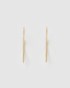 Izoa Valeria Hoop Earrings Gold