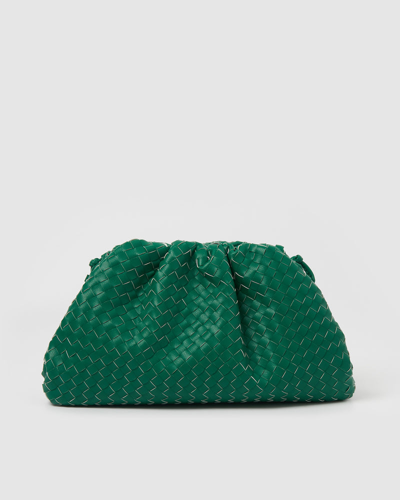 Izoa Vincenza Woven Bag Green