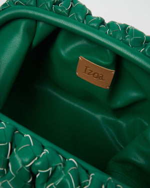 Izoa Vincenza Woven Bag Green