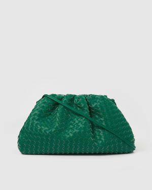 Izoa Vincenza Woven Bag Green