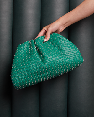 Izoa Vincenza Woven Bag Green
