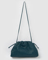 Izoa Vincenza Woven Bag Dark Teal