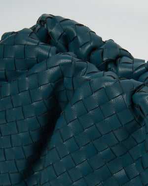 Izoa Vincenza Woven Bag Dark Teal