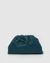 Izoa Vincenza Woven Bag Dark Teal