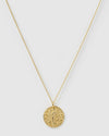 Izoa Star Sign Necklace Virgo Gold