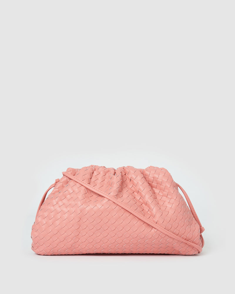 Izoa Vincenza Woven Bag Pink