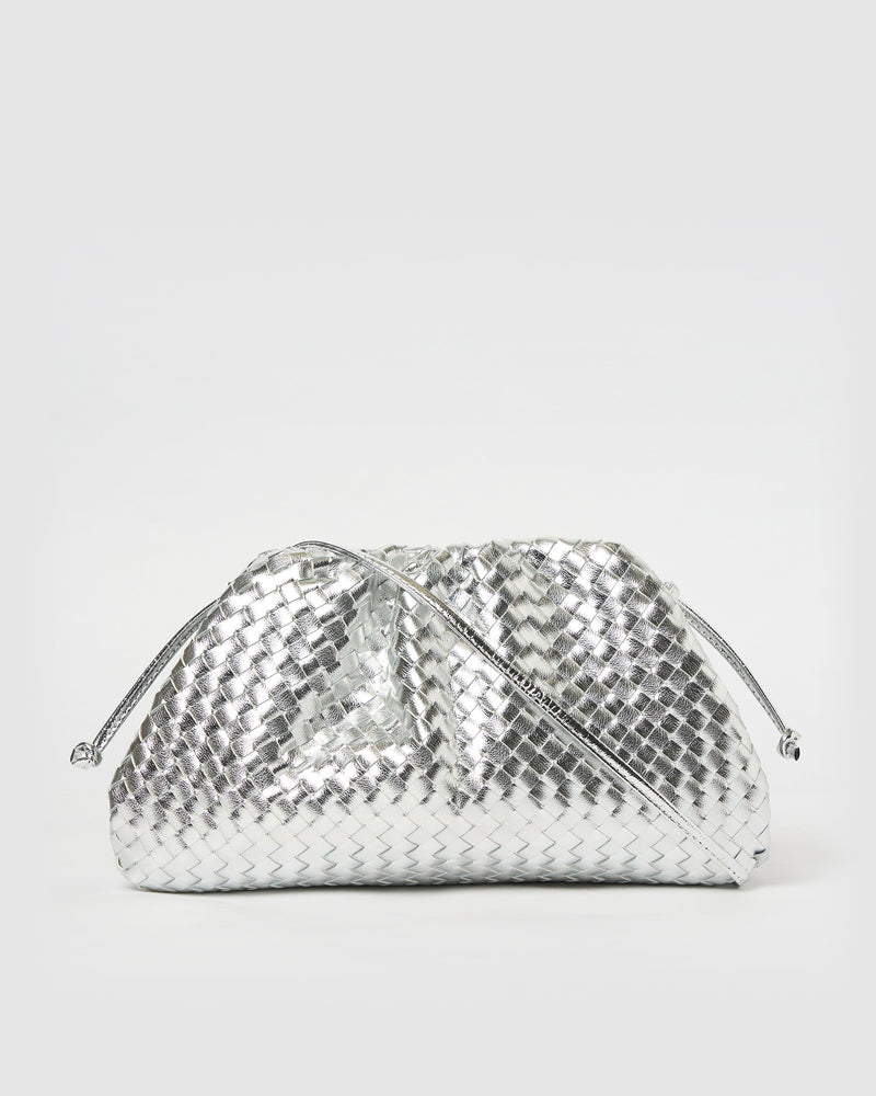Izoa Vincenza Woven Bag Silver