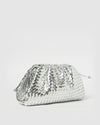 Izoa Vincenza Woven Bag Silver