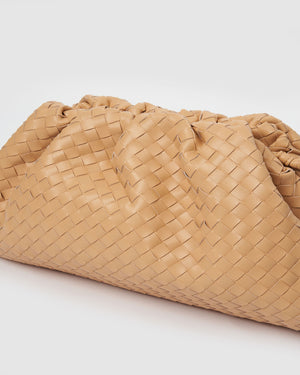 Izoa Vincenza Woven Bag Caramel