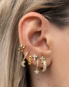 Izoa Chelsea Mini Huggie Earrings Gold