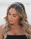 Izoa Demi Headband White Pearl