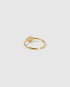 Izoa Egyptian Eye Ring Gold