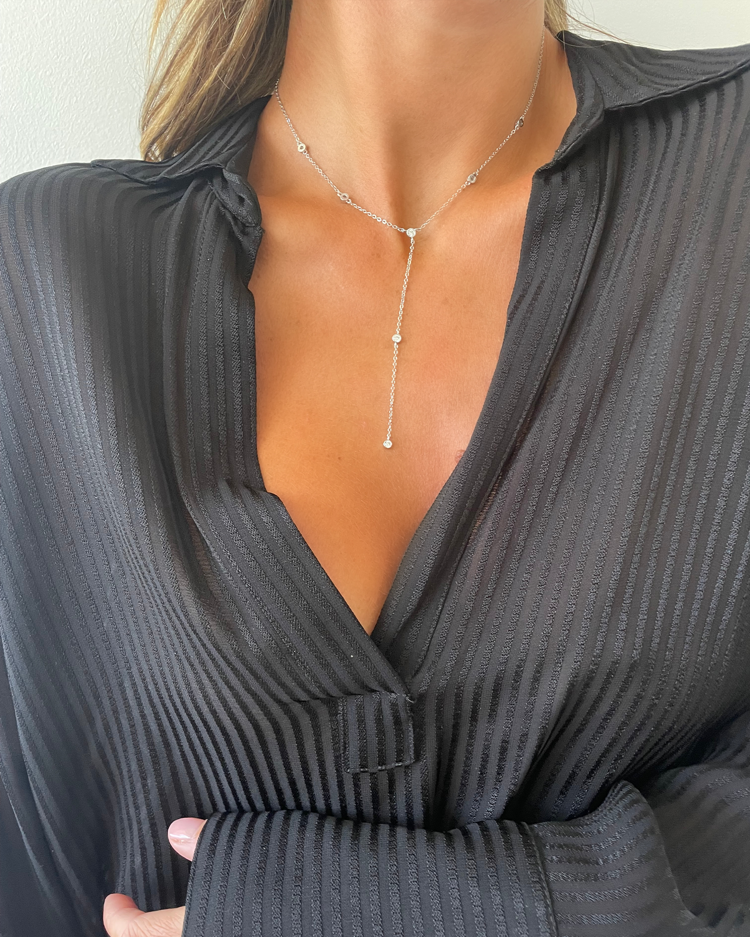 Izoa Lydia Necklace Silver