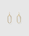 Izoa Mini Link Earrings Gold