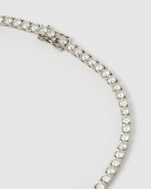 Izoa Novella Tennis Choker Silver