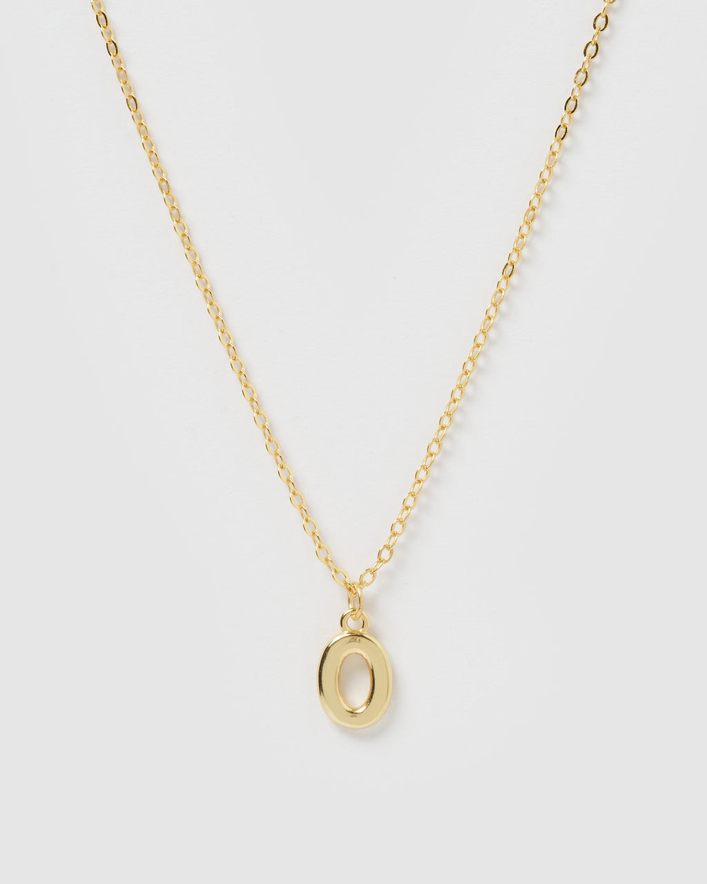 Izoa Number 0 Necklace Gold